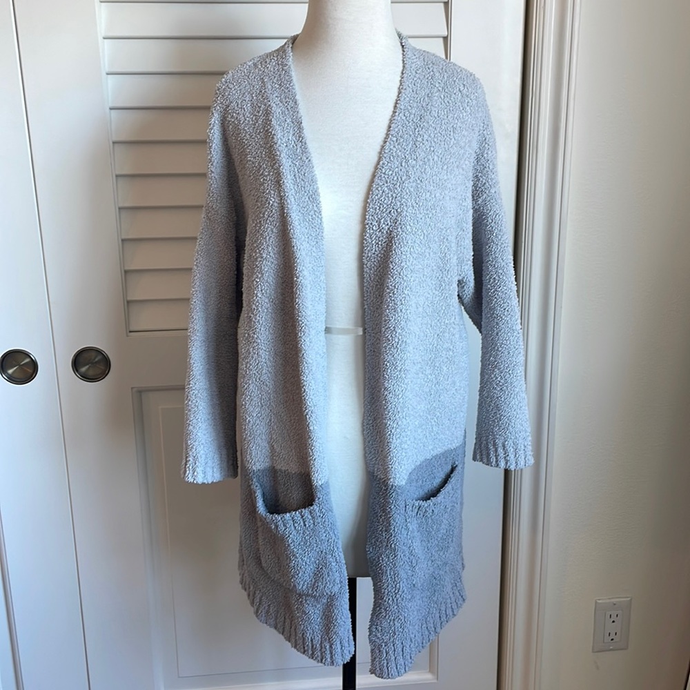 Thread & Supply Gray Cozy Cloud Wrap Cardigan